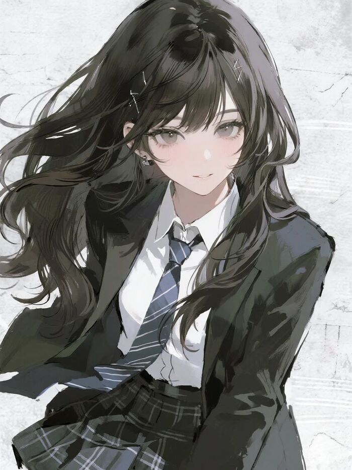 ảnh anime nữ học sinh ngầu
