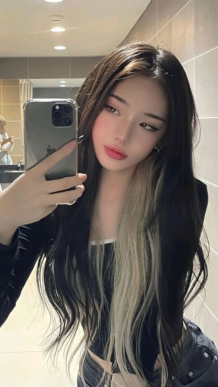 ảnh bad girl tóc dài