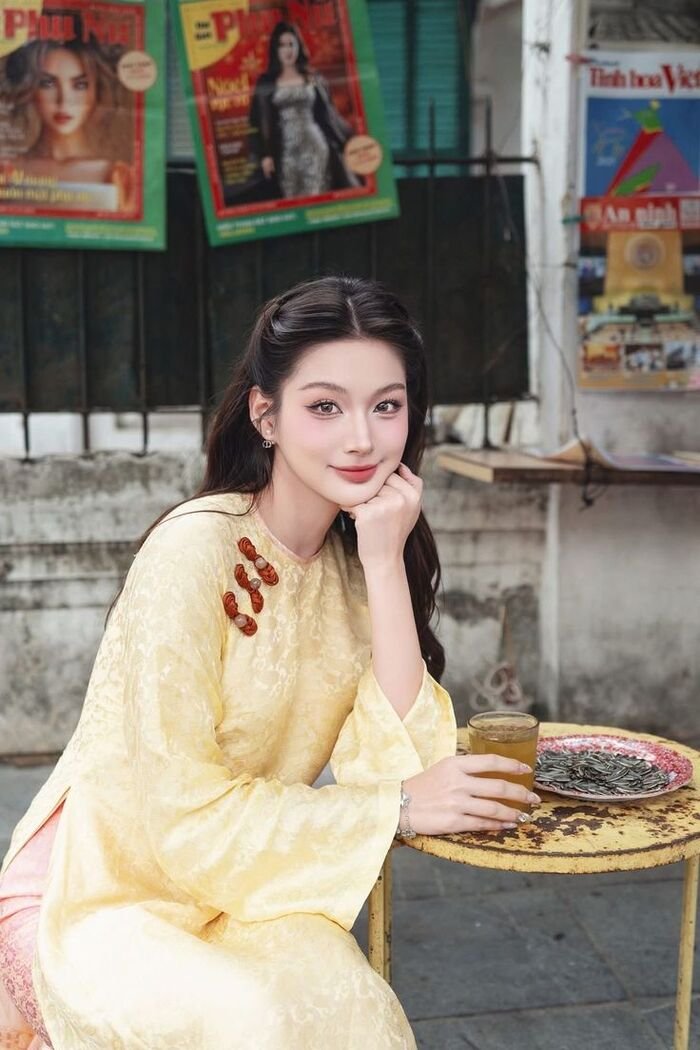 ảnh gái xinh mặc áo dài full hd