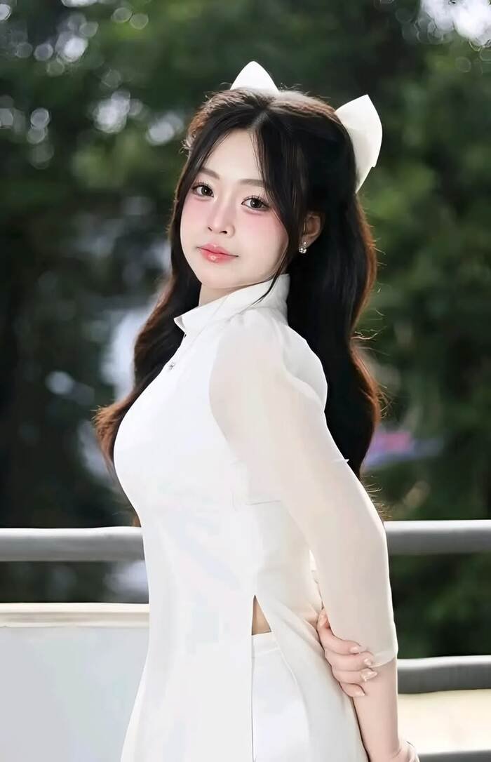 ảnh gái xinh mặc áo dài xinh yêu