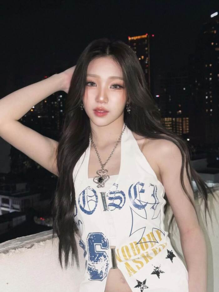 ảnh gái xinh tóc dài ngầu