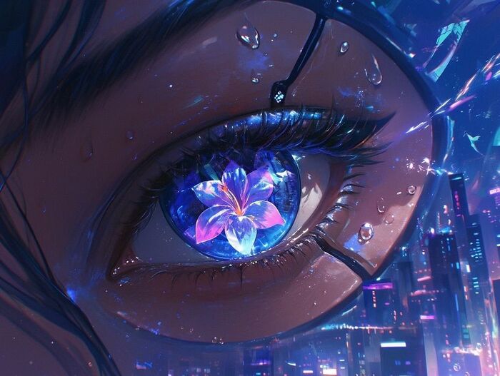 ảnh mắt anime như tiên siêu đẹp full hd