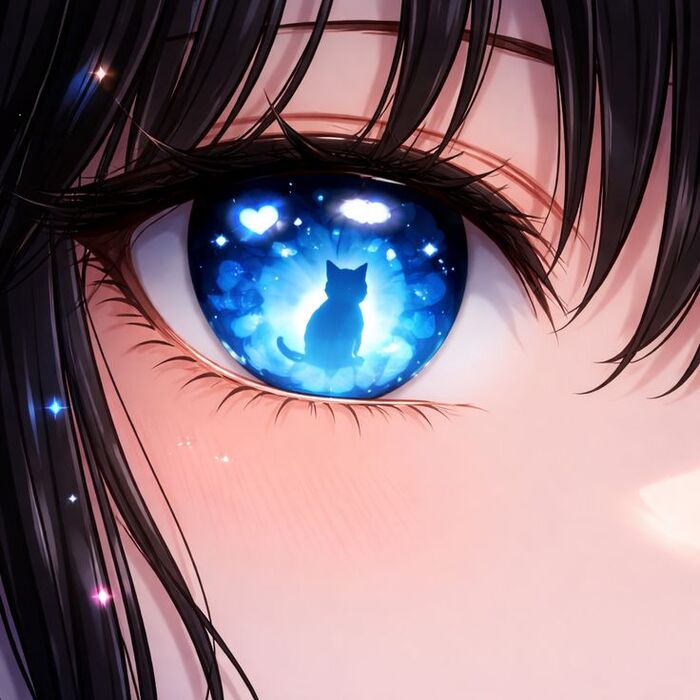 ảnh mắt anime như tiên siêu đẹp