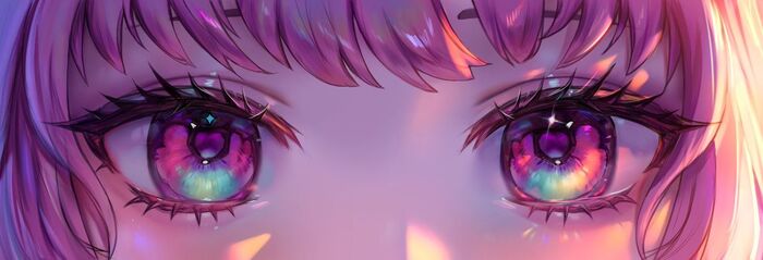 ảnh mắt anime xinh nhất