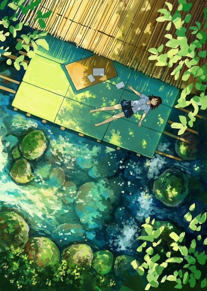 ảnh phong cảnh anime ảo đẹp
