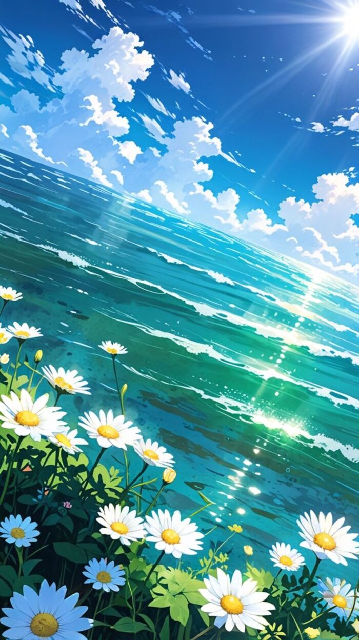 ảnh phong cảnh anime huyền diệu hd