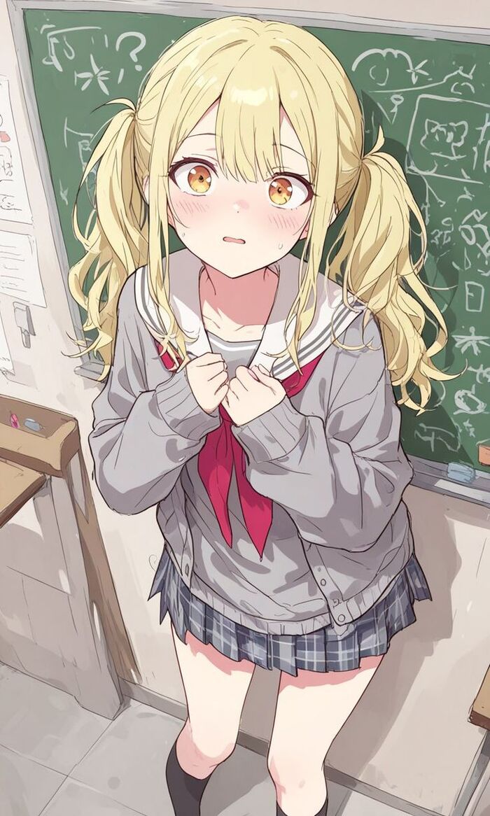 anime gái xinh tóc vàng