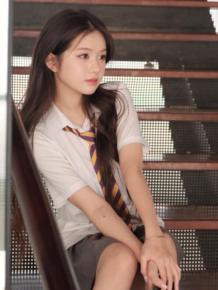 gái xinh tóc dài siêu cute hot