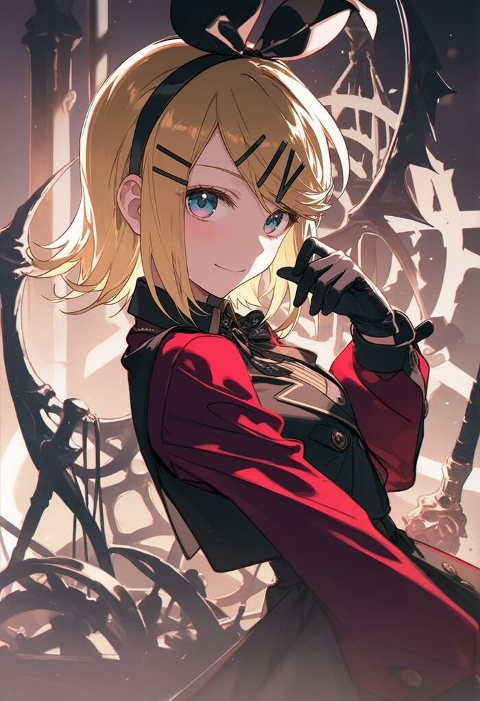 hình ảnh anime gái xinh tóc blonde