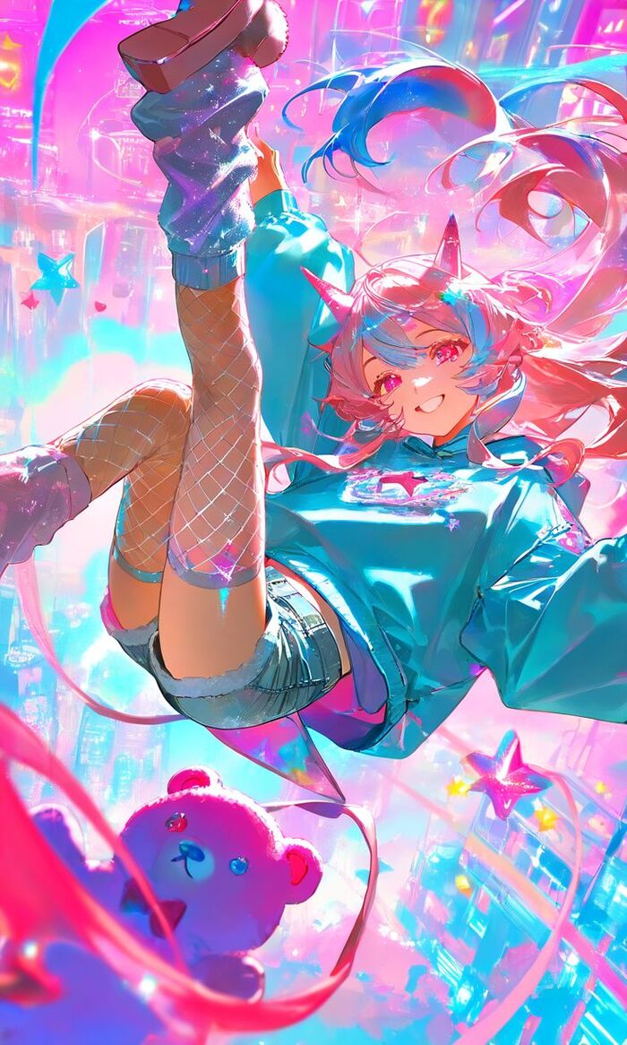 hình nền anime nữ siêu ảo