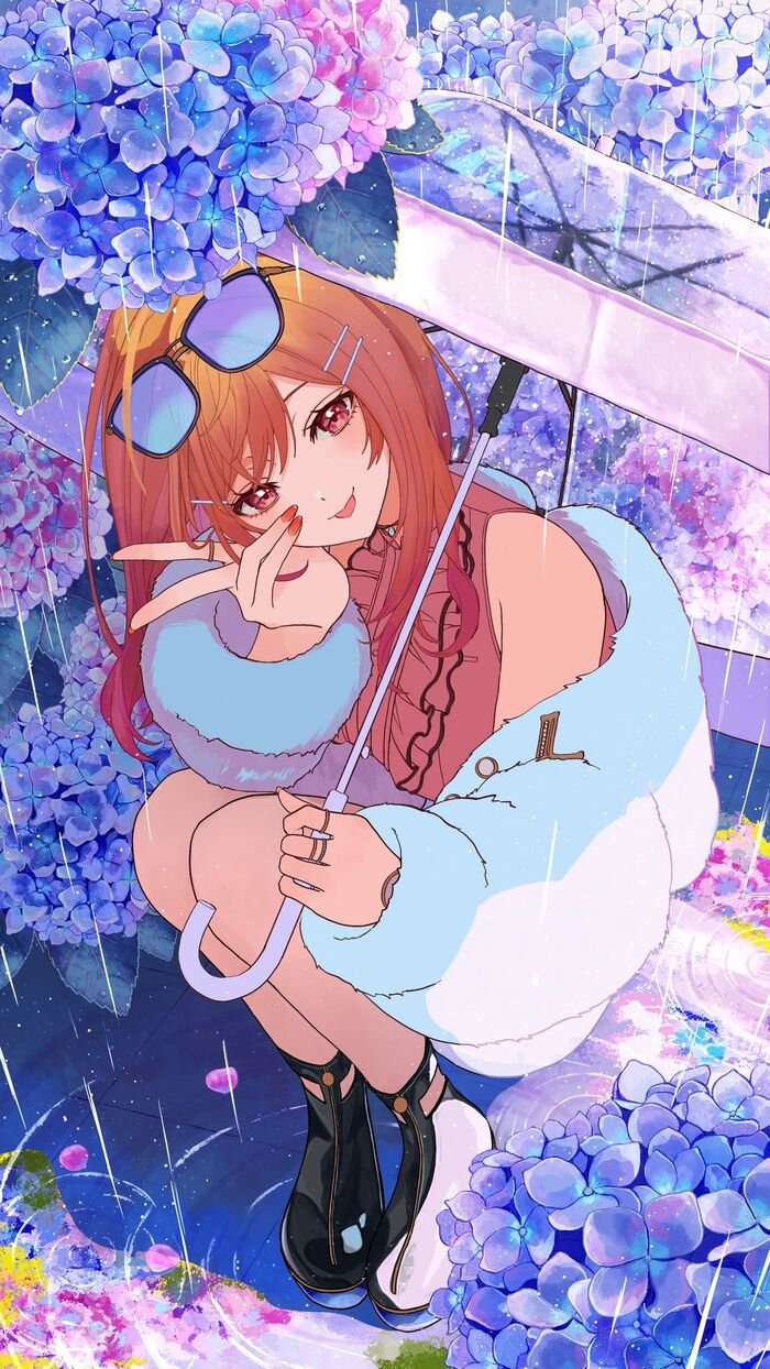 tranh anime cute